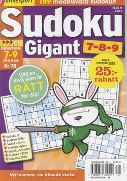 TS Sudoku 7-8-9 Gigant #78