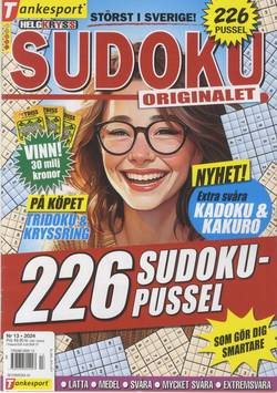 Helg Kryss-Sudoku #13