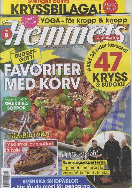 Tidningen Hemmets Veckotidning #8