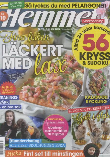 Tidningen Hemmets Veckotidning #10