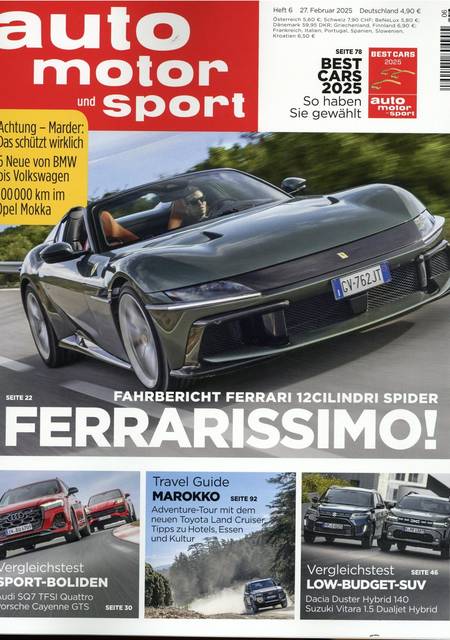 Tidningen Auto Motor & Sport (DE) #6