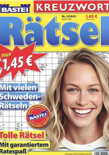 Tidningen Bastei Kreuzworträtsel #3