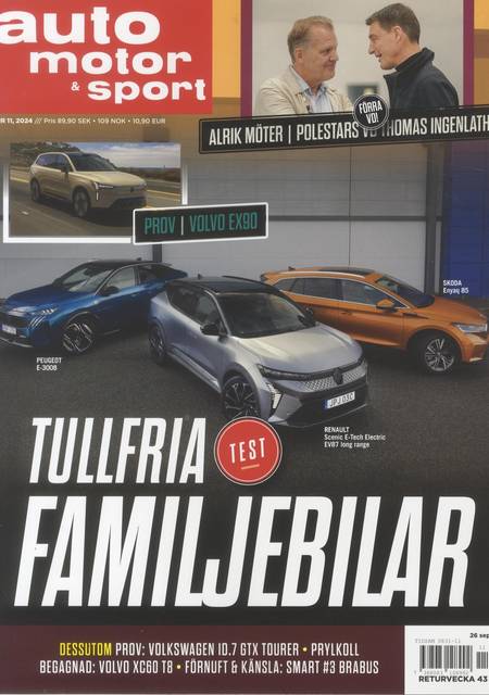 Tidningen Auto Motor & Sport #11