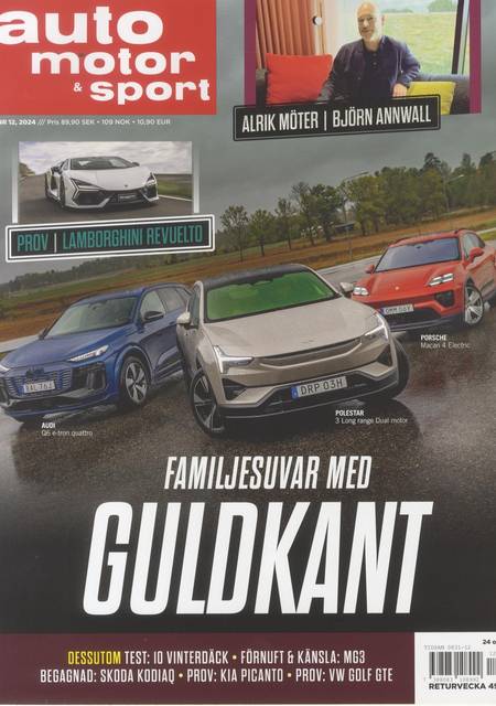 Tidningen Auto Motor & Sport #12