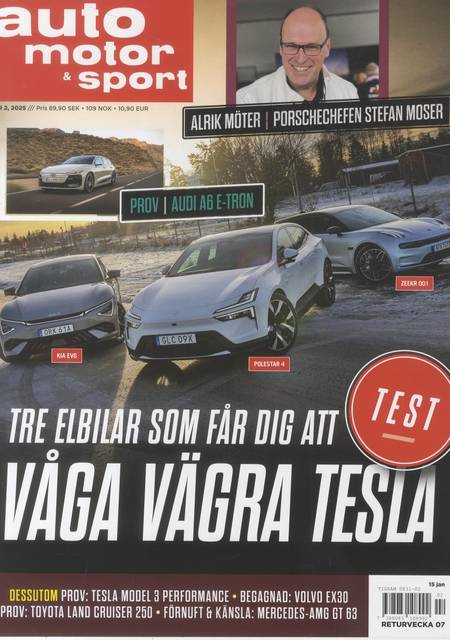 Tidningen Auto Motor & Sport #2