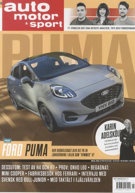 Tidningen Auto Motor & Sport #3