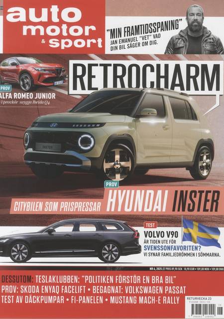 Tidningen Auto Motor & Sport #6
