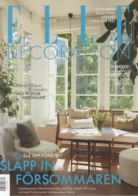 Tidningen Elle Decoration