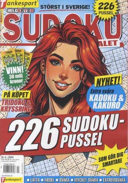Tidningen Helg Kryss-Sudoku #4