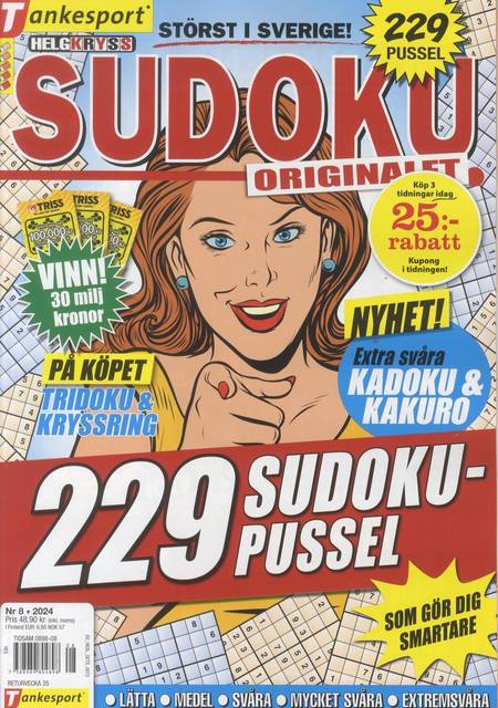 Tidningen Helg Kryss-Sudoku