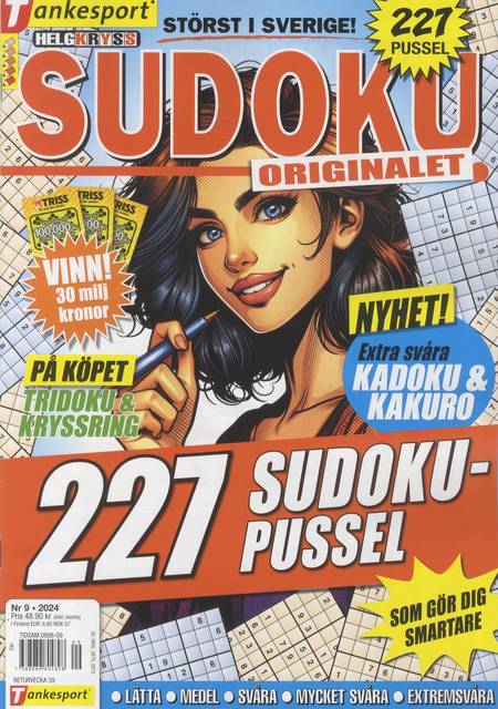 Tidningen Helg Kryss-Sudoku