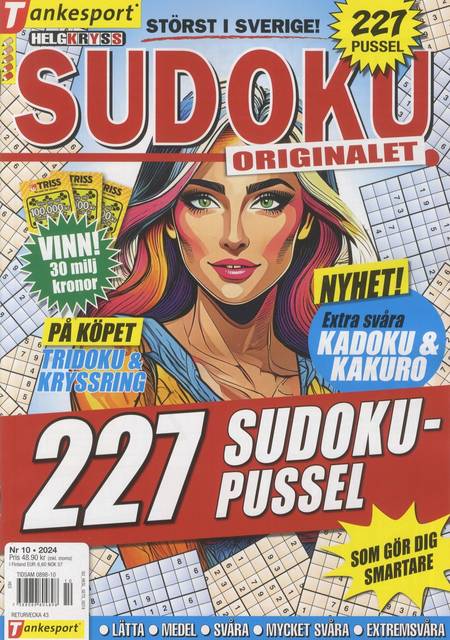 Tidningen Helg Kryss-Sudoku #10