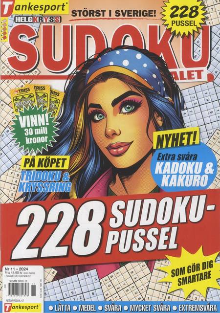 Tidningen Helg Kryss-Sudoku #11