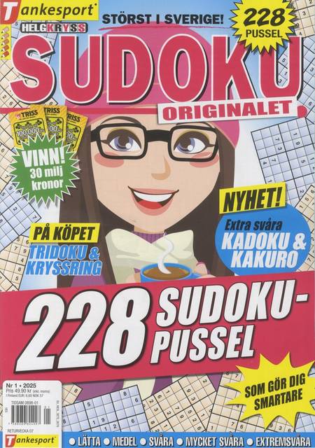 Tidningen Helg Kryss-Sudoku