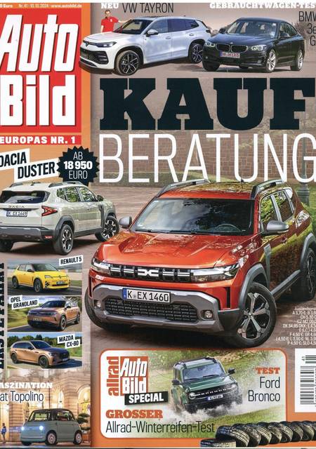 Tidningen Auto Bild #41