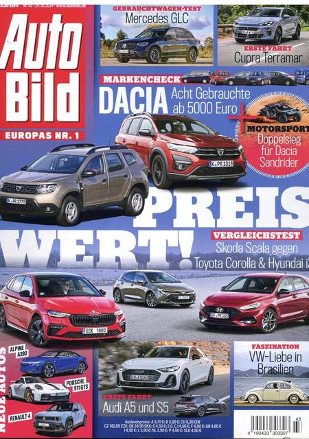 Tidningen Auto Bild #43