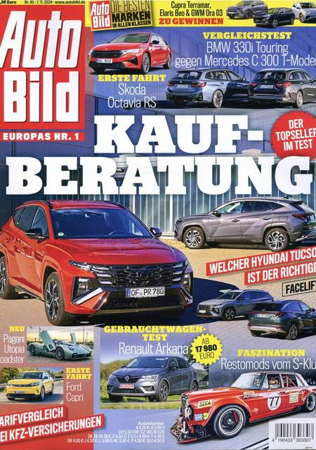 Tidningen Auto Bild #45