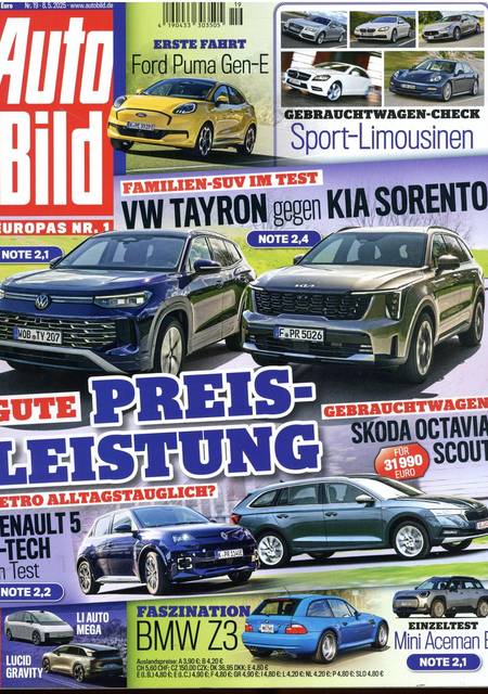 Tidningen Auto Bild #19