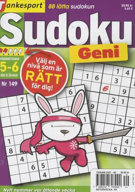 Tidningen TS Sudoku Geni