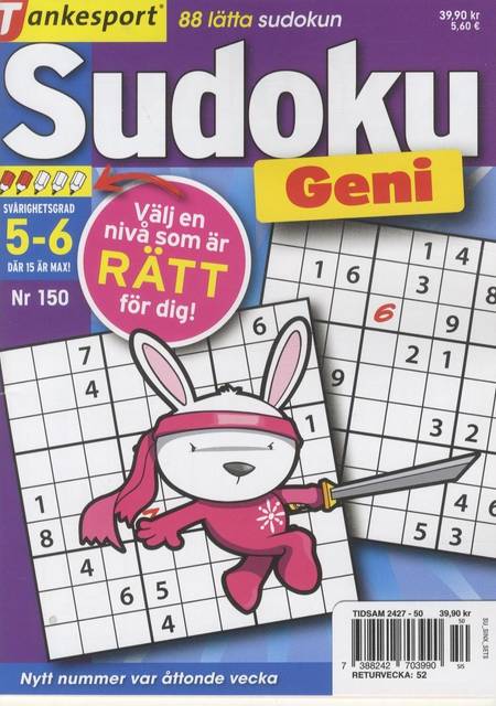 Tidningen TS Sudoku Geni #50