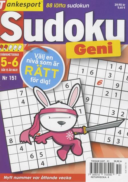 Tidningen TS Sudoku Geni #51