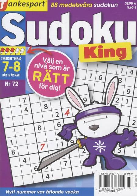 Tidningen TS Sudoku King #72