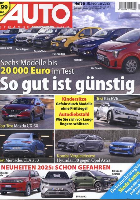 Tidningen Auto Strassenverkehr #6