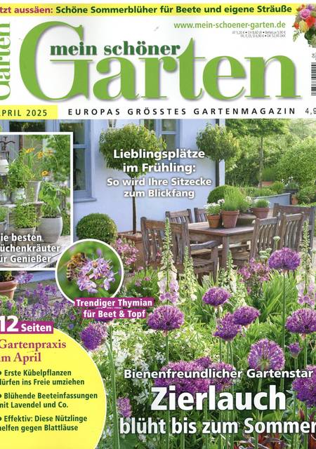 Tidningen Mein Schöner Garten #4