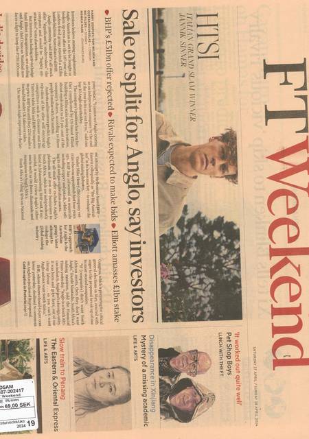 Tidningen FT Weekend
