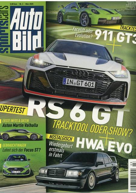 Tidningen Auto Bild Sports Cars #3