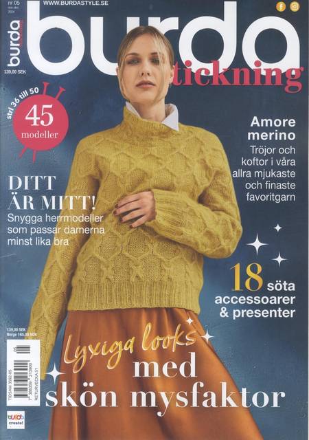 Tidningen Burda Stickning (SE) #5