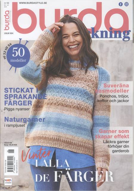 Tidningen Burda Stickning (SE) #6