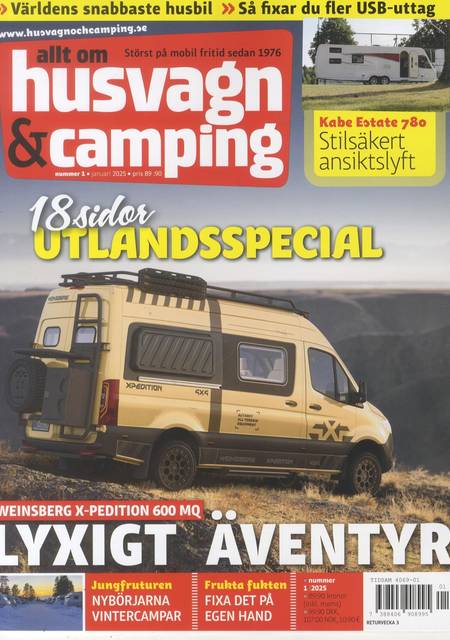 Tidningen Husvagn & Camping