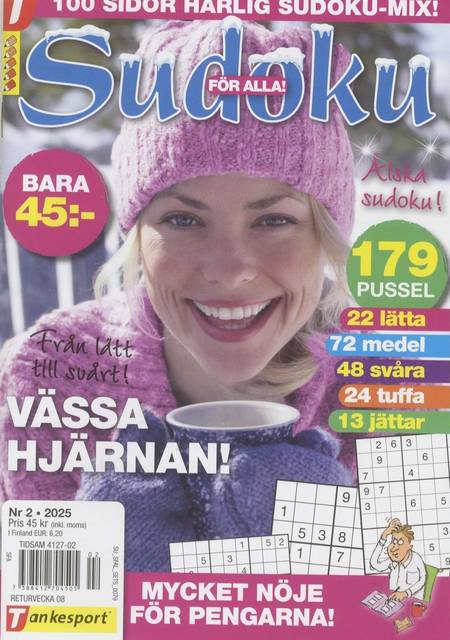 Tidningen Sudoku för Alla #2