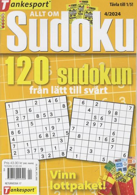 Tidningen Allt om Sudoku