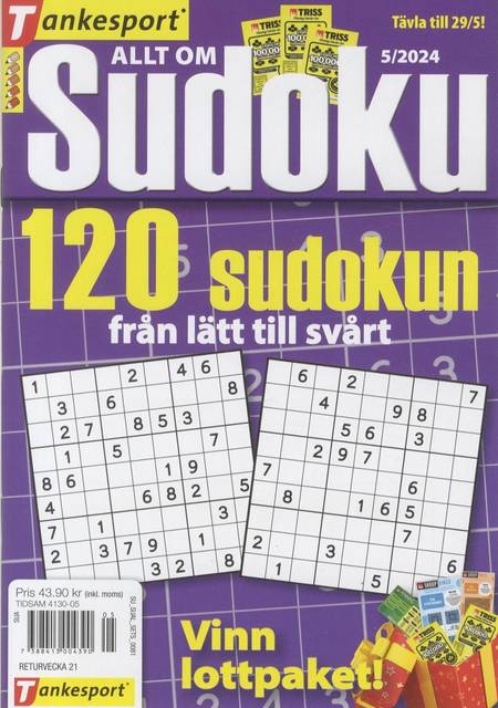 Tidningen Allt om Sudoku #5