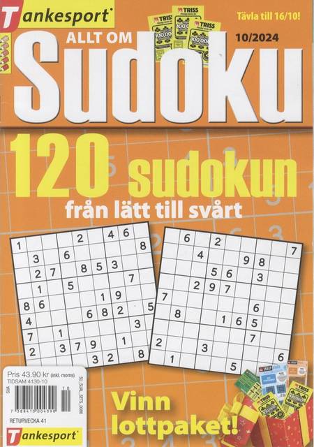 Tidningen Allt om Sudoku