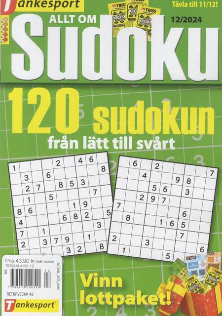 Tidningen Allt om Sudoku #12