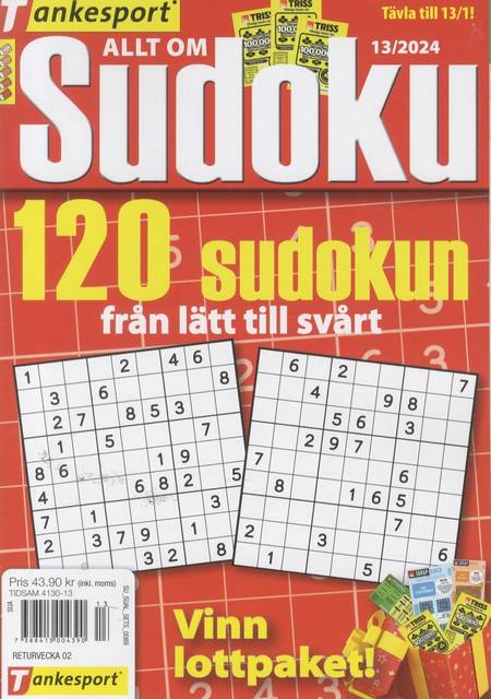 Tidningen Allt om Sudoku