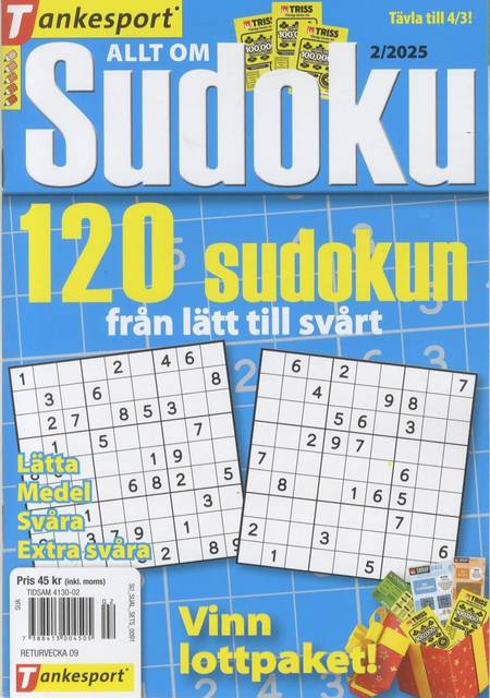 Tidningen Allt om Sudoku #2