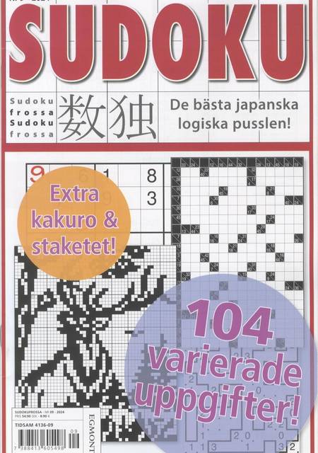 Tidningen Sudoku Frossa