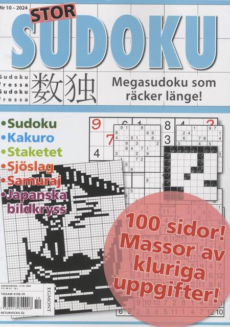 Tidningen Sudoku Frossa