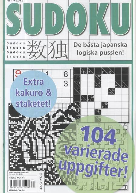 Tidningen Sudoku Frossa