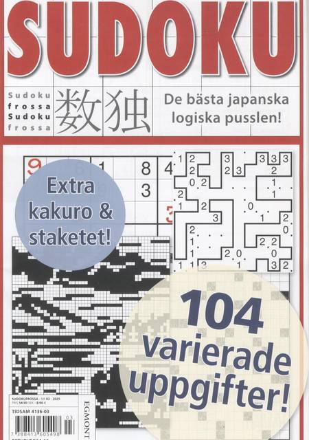 Tidningen Sudoku Frossa #3