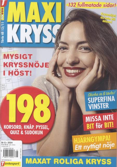 Tidningen Maxikryss #8