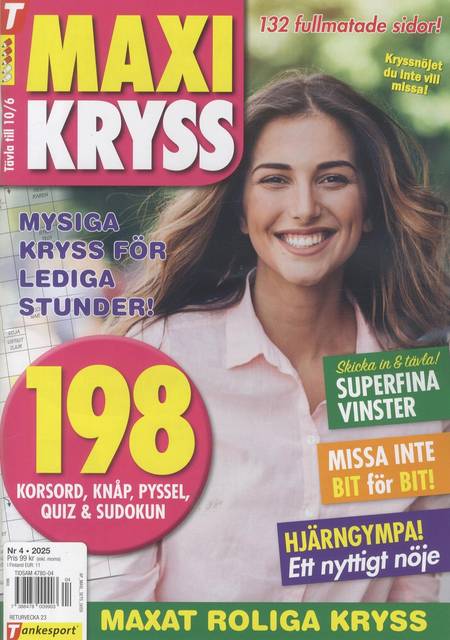 Tidningen Maxikryss #4
