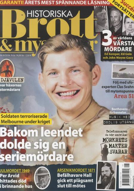 Tidningen Brott & mysterier #8