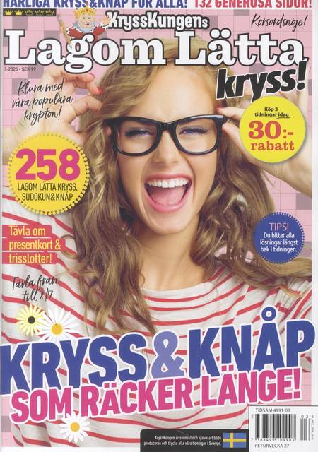 Tidningen KryssKungens Lagom Lätta #3