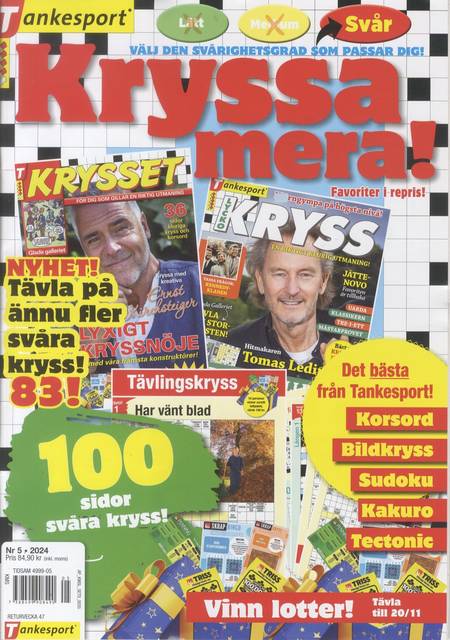 Tidningen Kryssa Mera Svår #5