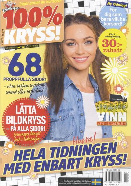 Tidningen KryssKungens 100%Kryss #3